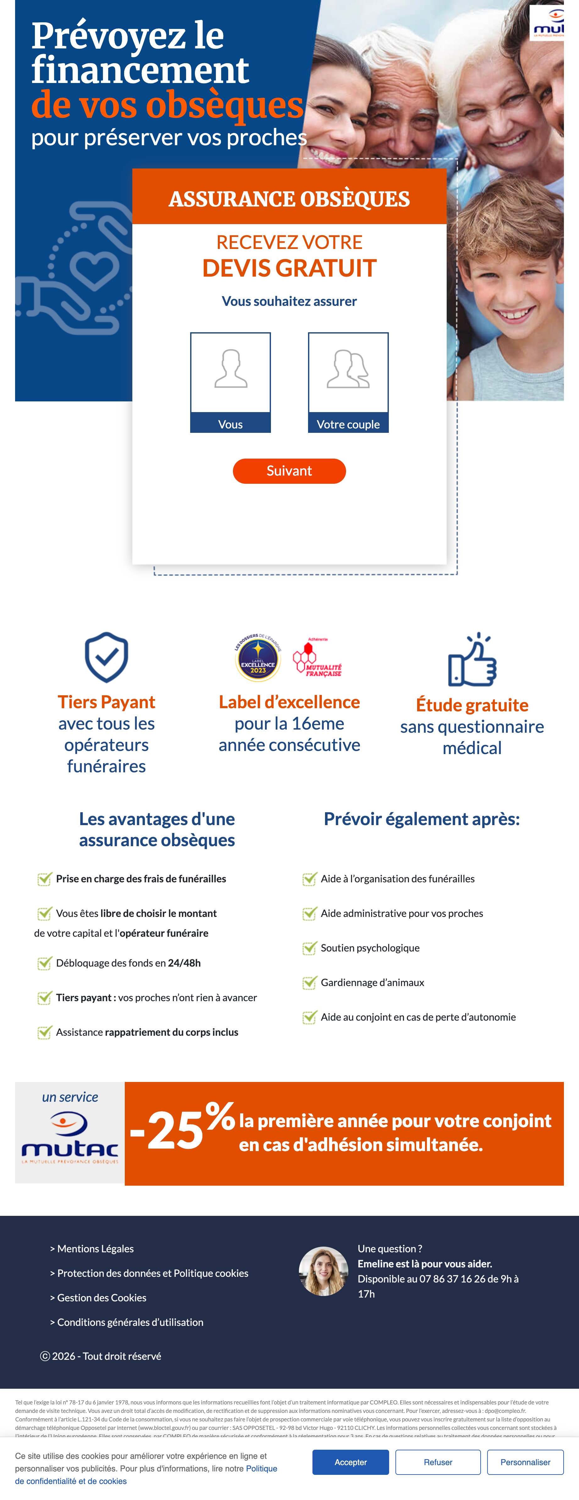 Campagne Assurance Obsèques 2