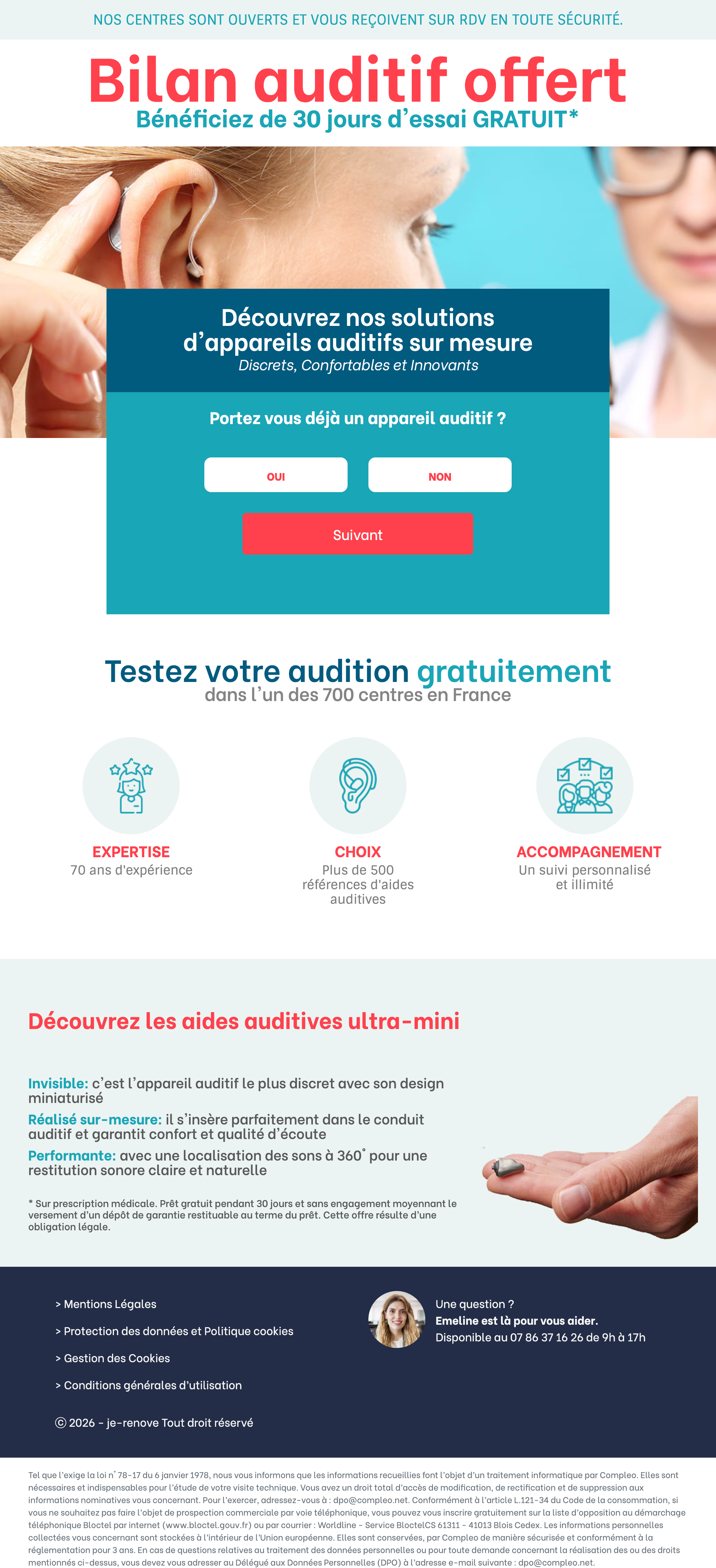 Campagne Senior Audition 2